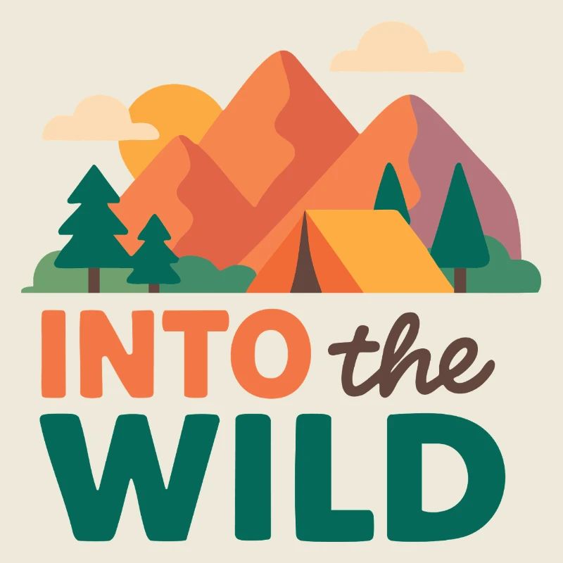 Mountains and forest wilderness