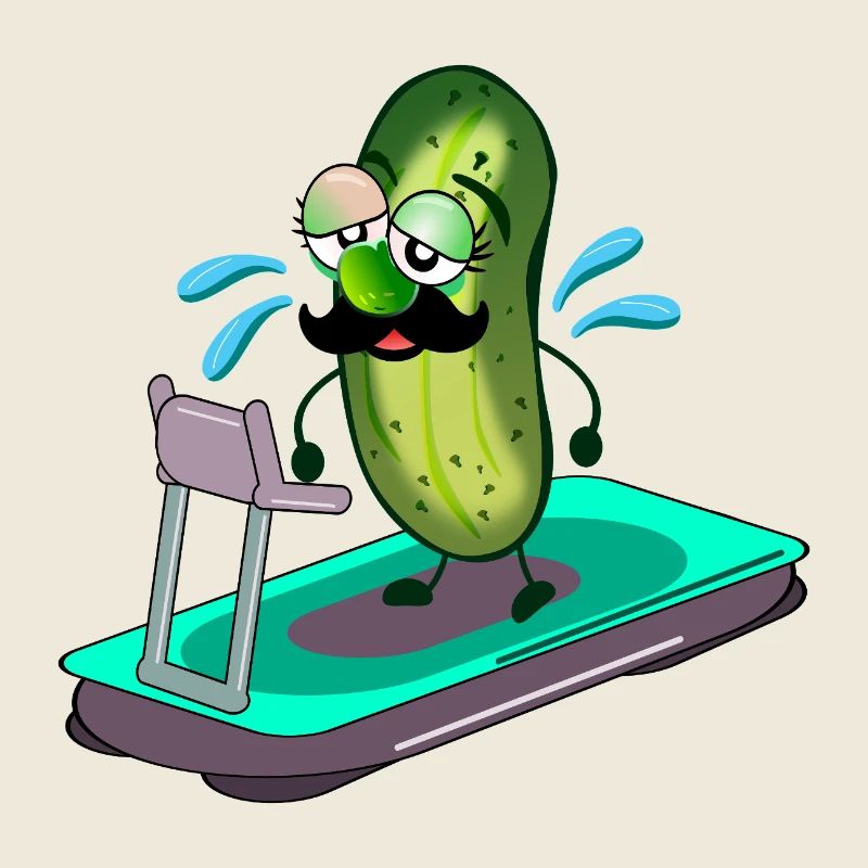 Tapis de course Papa Cornichons