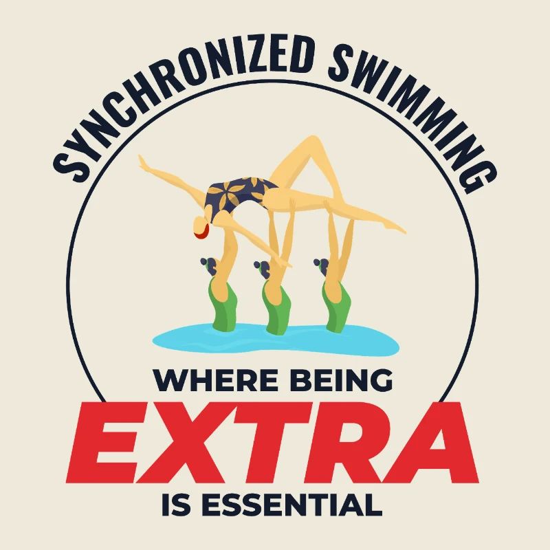 Synchronized Swimming Where Being Extra 