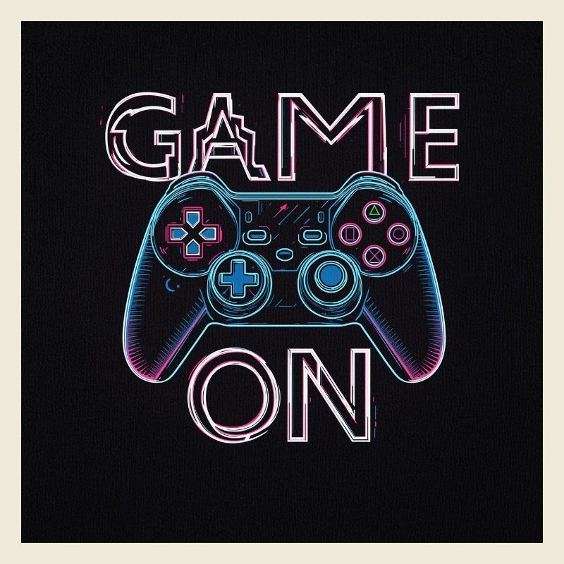 Conception de manette de jeu néon