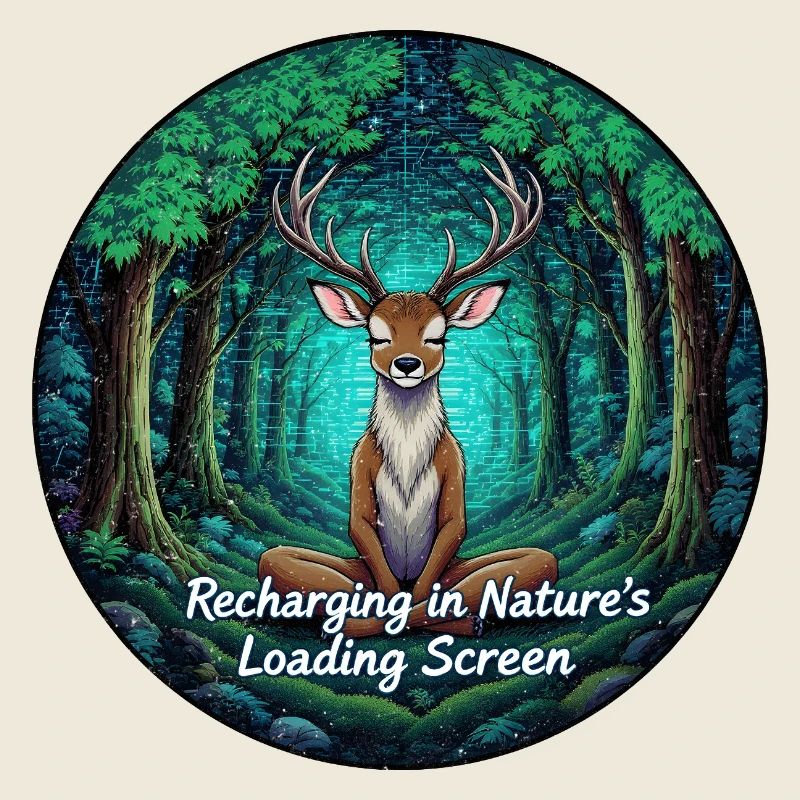 Mystic Forest Deer with Loading Screen