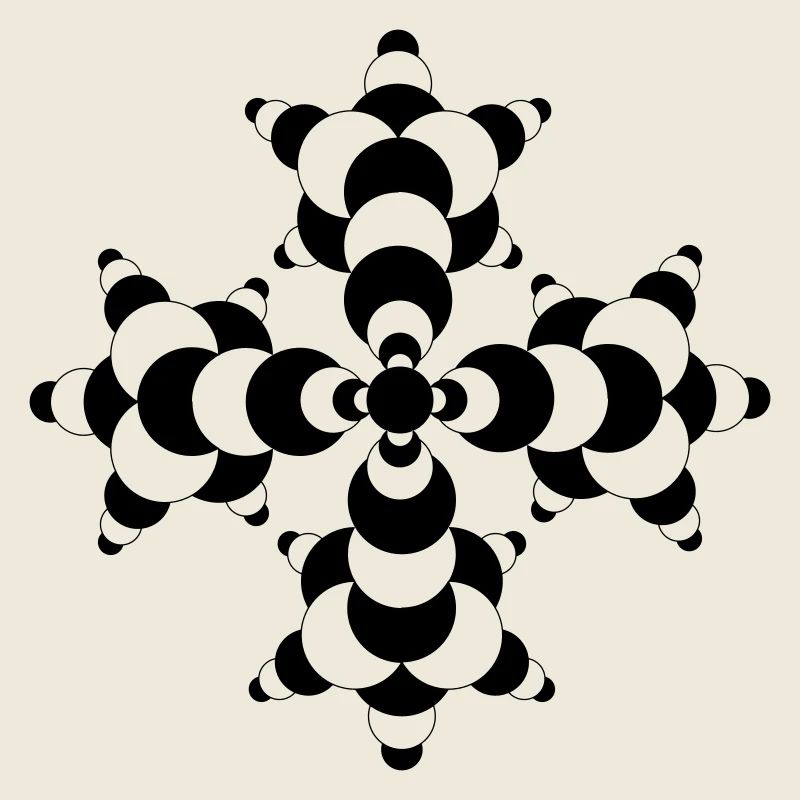 Fractal Molecule Crop Circle