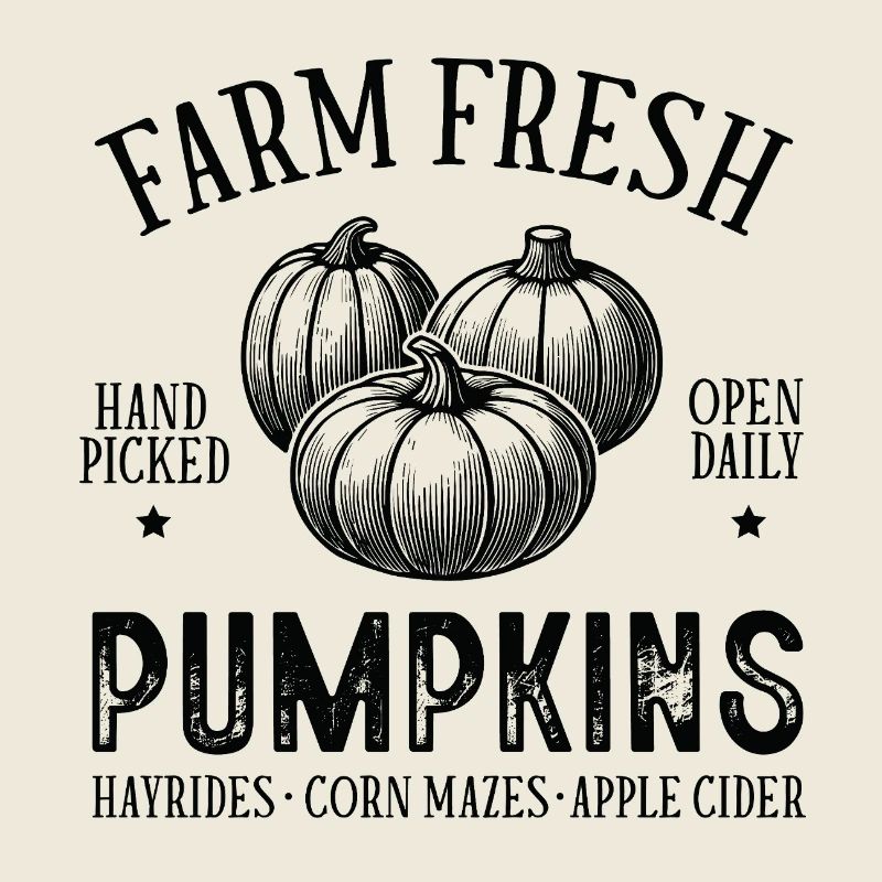 Autumn Pumpkins with Rustic Style