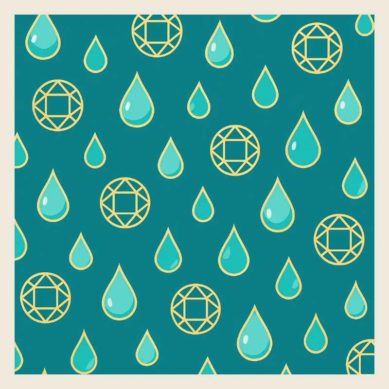 Waterproof jewelry – drop and diamond pattern