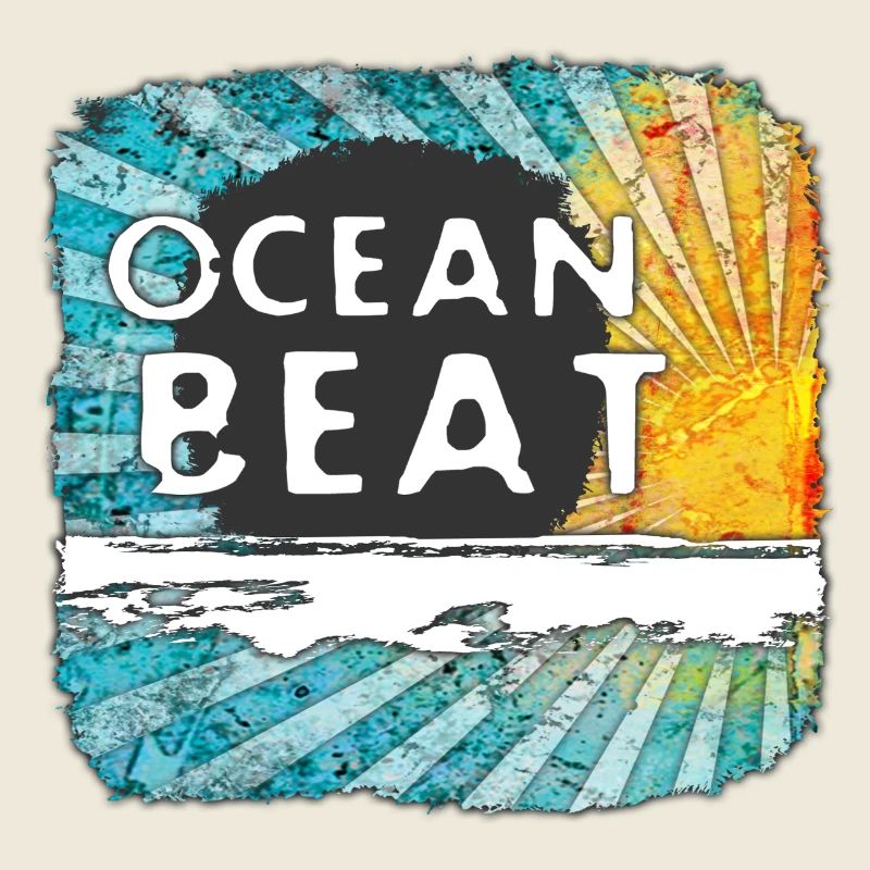 Conception de coucher de soleil océanique