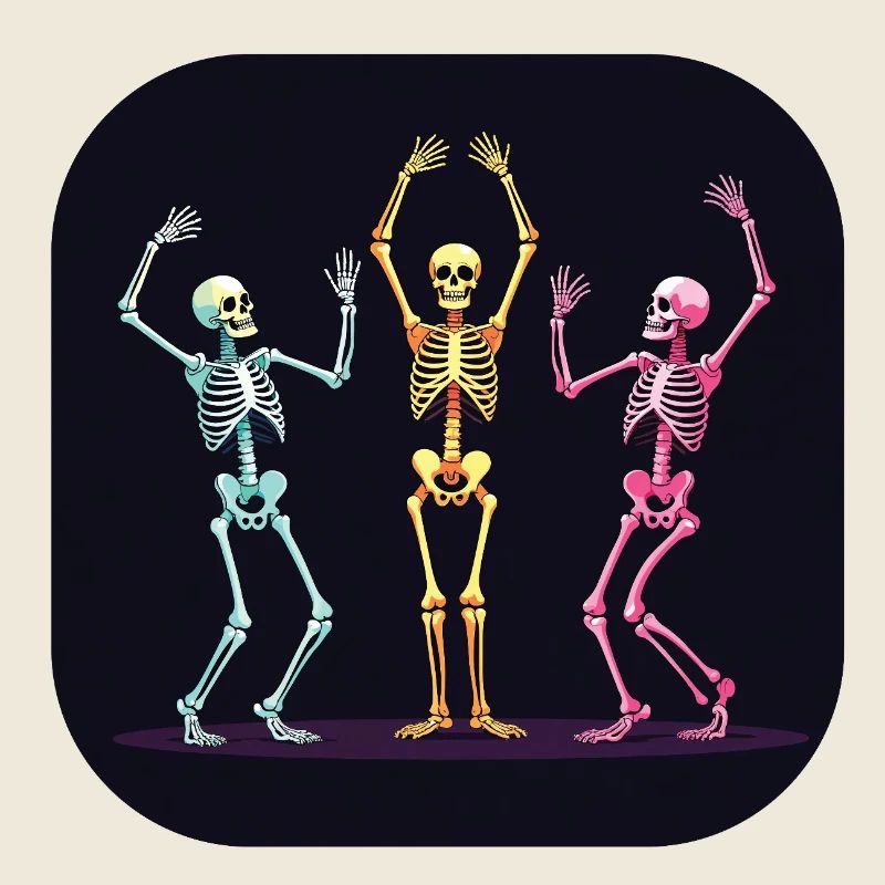 Halloween Skeleton Dancer Dancing