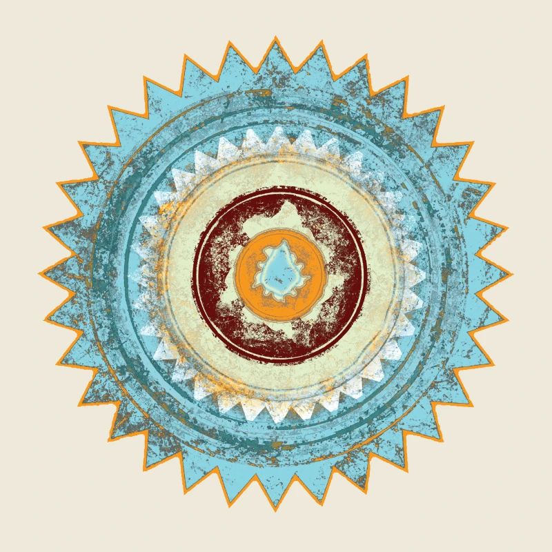 Conception abstraite du mandala zen