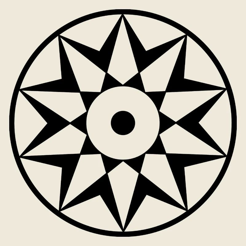 Décagramme Céleste Mandala