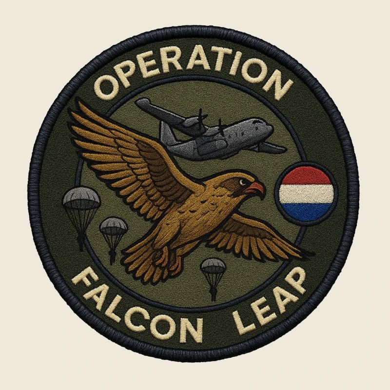 Écusson de l’opération Falcon Leap