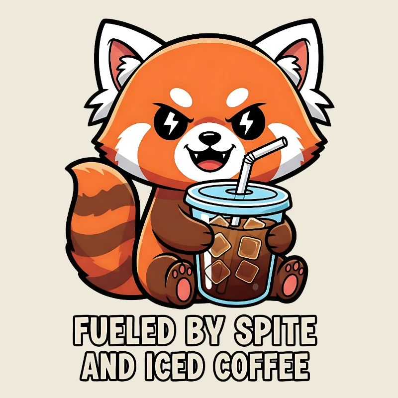 Freches Waschbär-Kaffee-Meme-Design