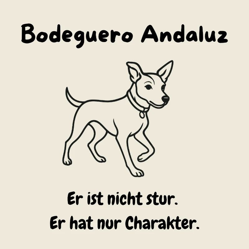 Modernes, minimalistisches Bodeguero-Motiv