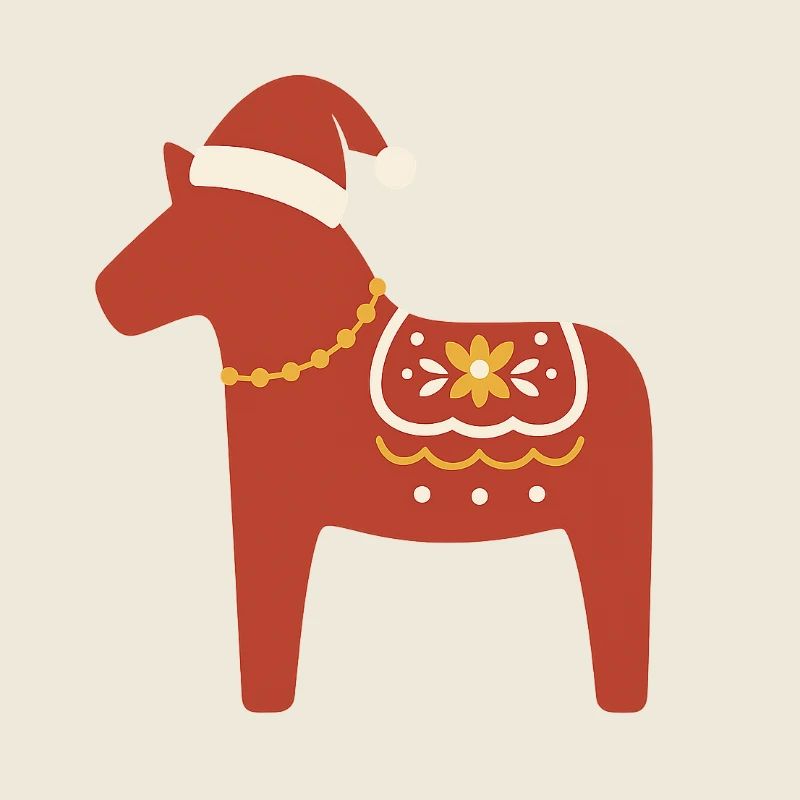 Dala Cheval Noël