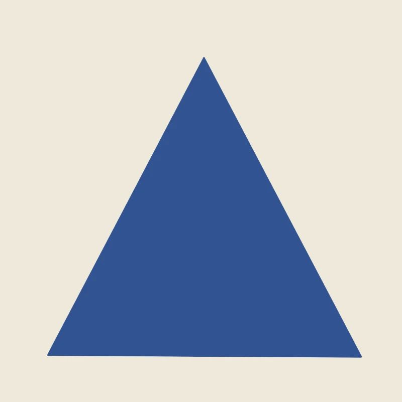 Abstract Blue Triangle Pattern