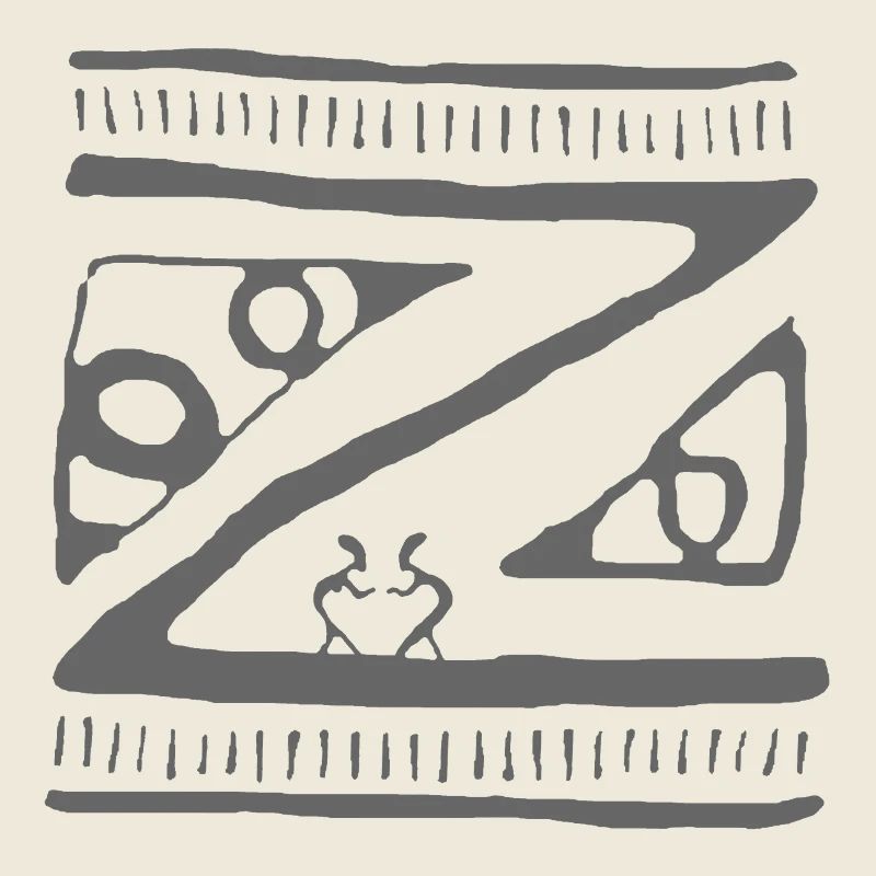 Abstract Geometric Maori Art Pattern