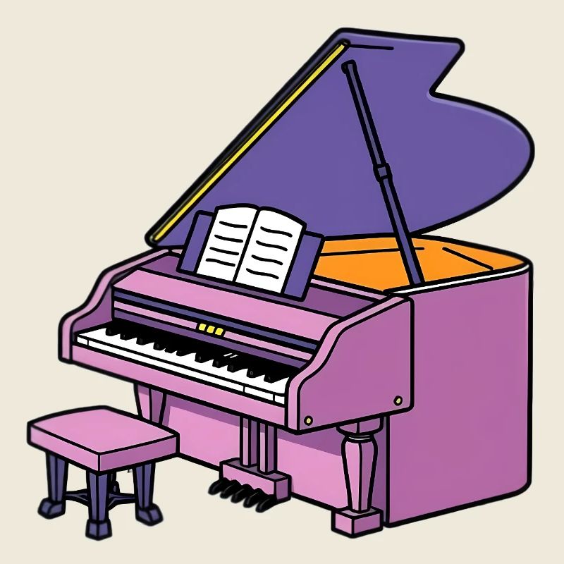 Piano à queue Piano