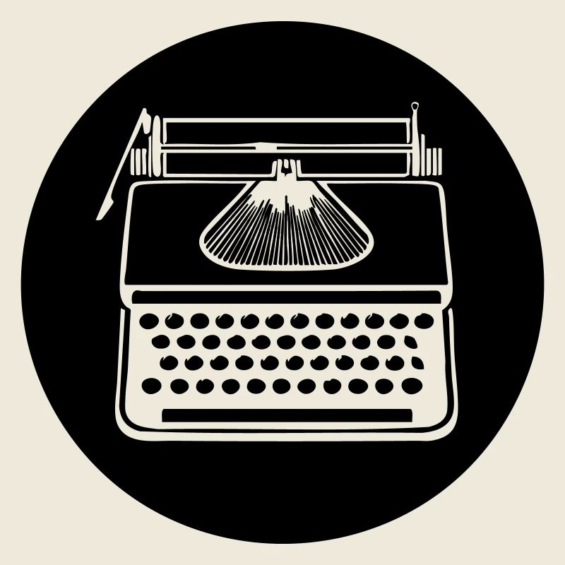 Vintage Typewriter Icon