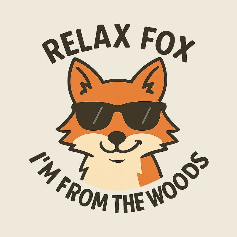 Relax Fox aus den Wäldern