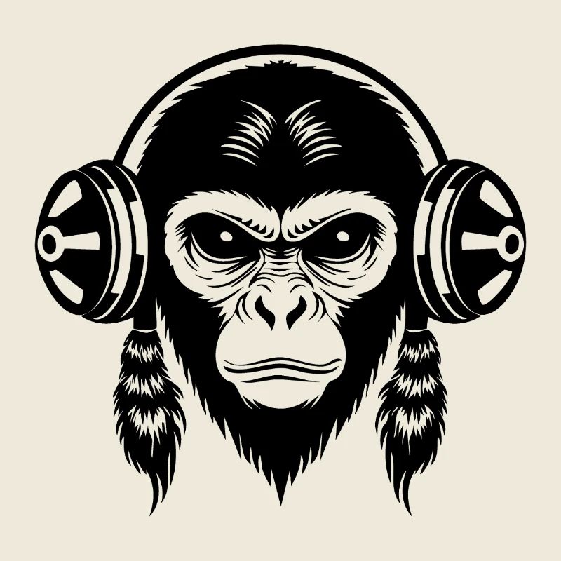 Rhythm Monkey Head Motion Street Edition Chemise