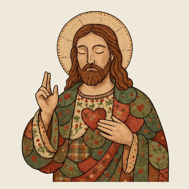 Weihnachten Patchwork Jesus