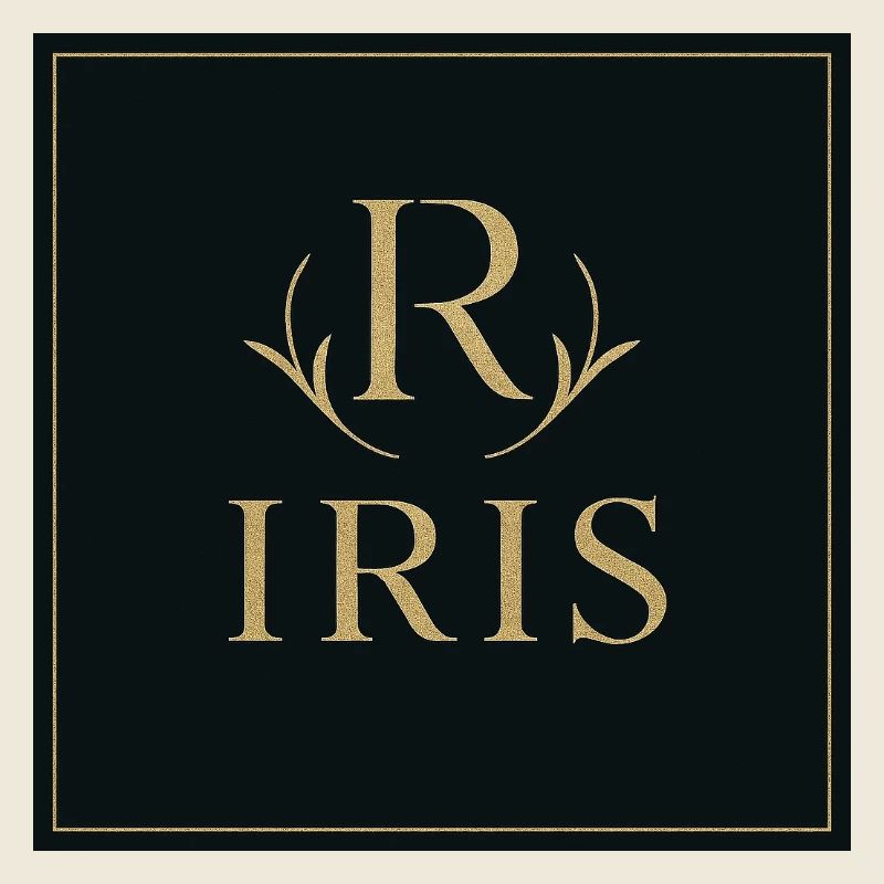Iris Monogram Gold