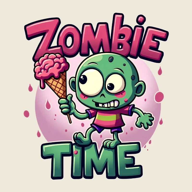 Zombie Time Eiscreme Comic