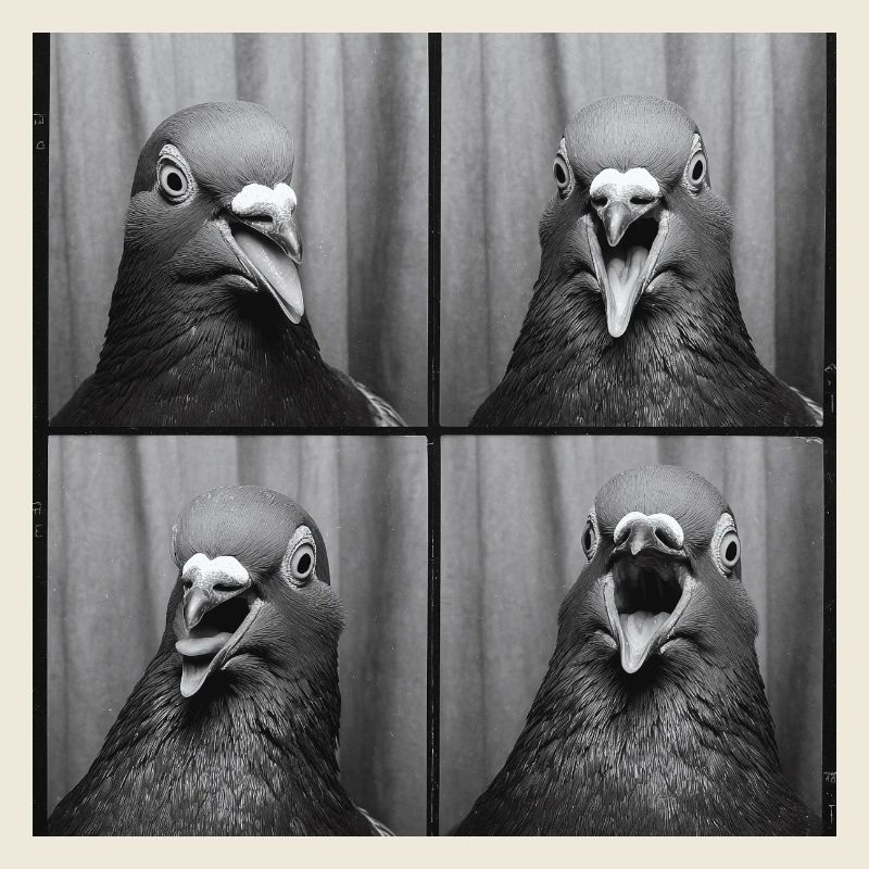 Funny Dove Photo Box