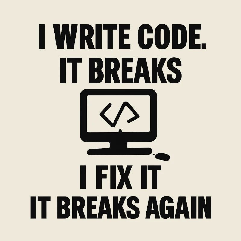 I Write Code – Funny Programmer T-Shirt