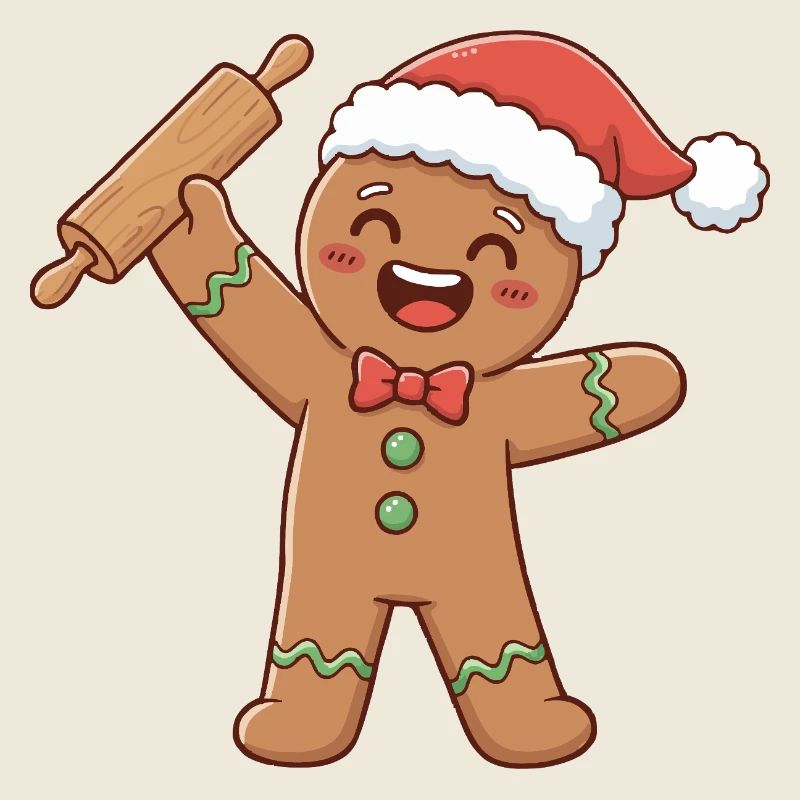 Christmas Baking Art Baker