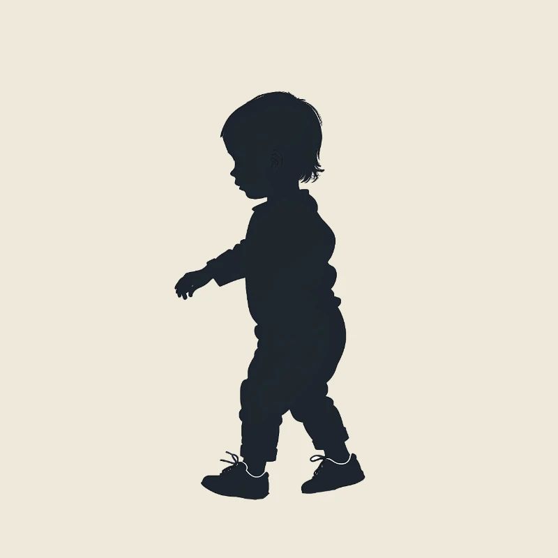 Bébé - Logo Cool Silhouette