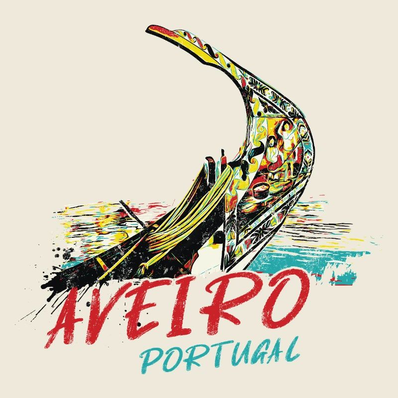 Bunte Bug-Moliceiro-Bootslagune von Aveiro