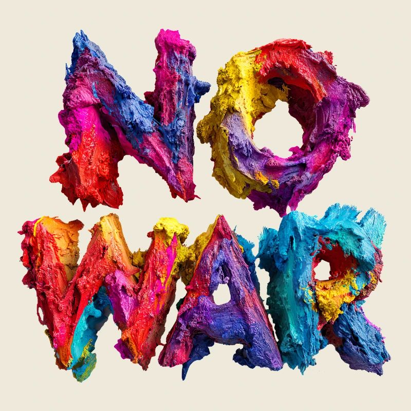 No War Color Explosion