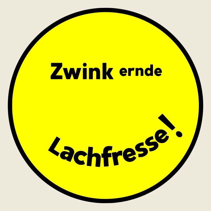 Zwinkernde Lachfresse