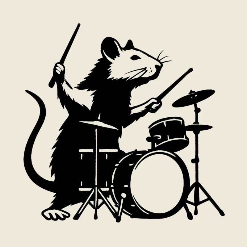 Drum rat in the spotlight