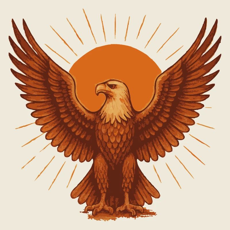 Fiery Solar Eagle