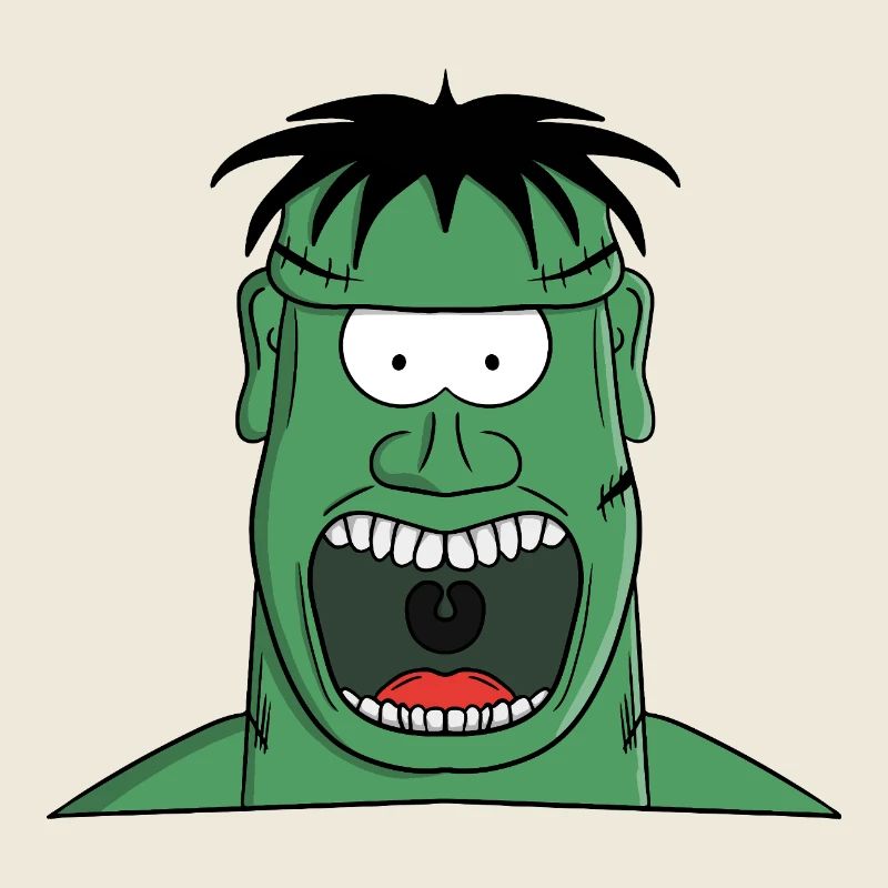 Screaming monstrous creature