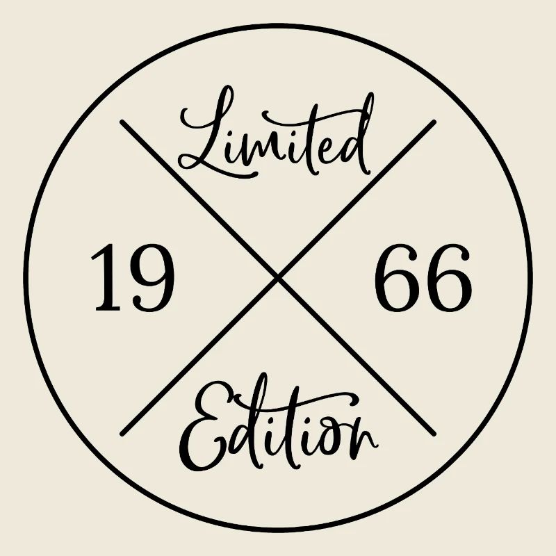 Limited edition 1966 - 60. Geburtstag Geschenk
