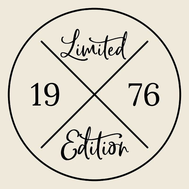 Limited edition 1976 - 50. Geburtstag Geschenk
