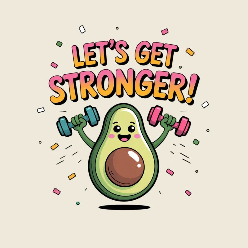 Avocado beim training 