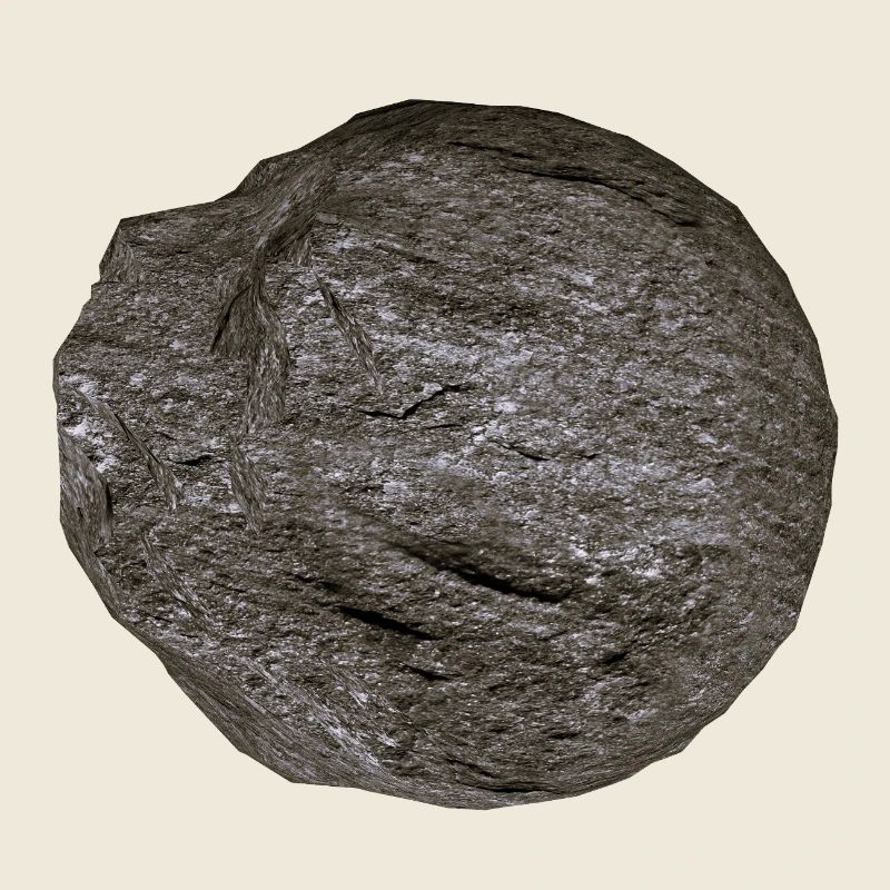 Texture de granit de boule de roche brute