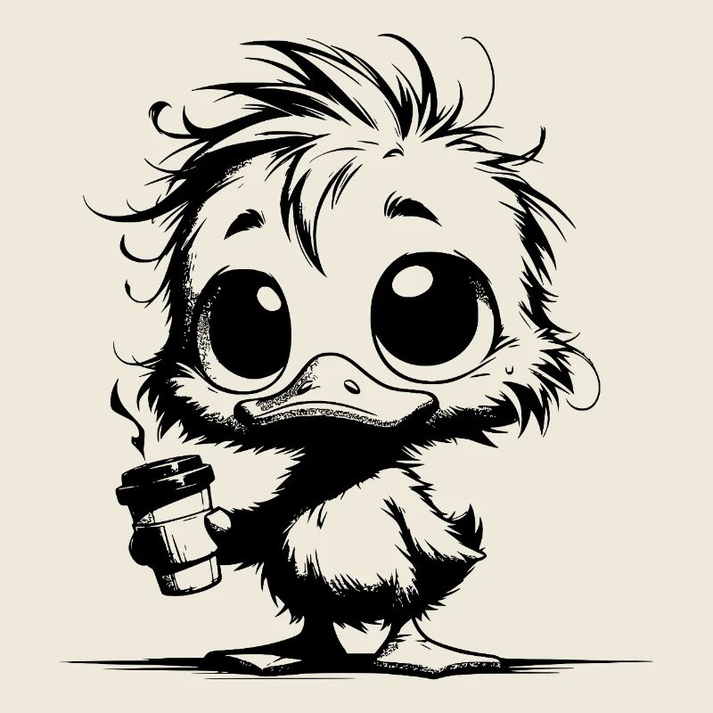 Duck in Survival Mode Caffeine Coma Mug