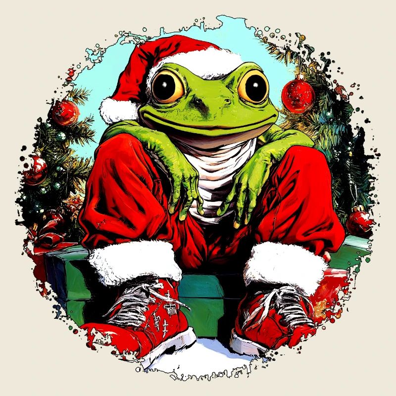 Frogs Christmas