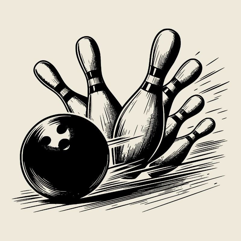 Dynamic Bowling Ball Throwing on Pins