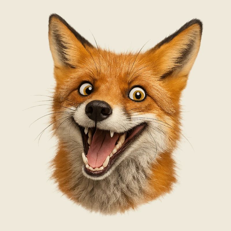 Fuchshead Joy Illustration