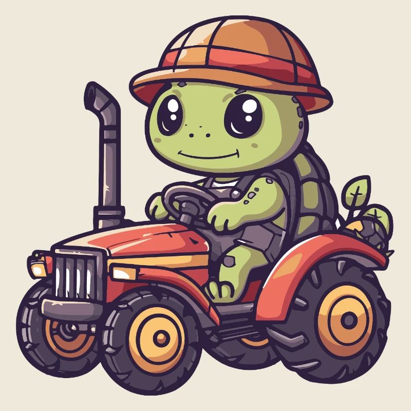 Turtle Tractor Farmer