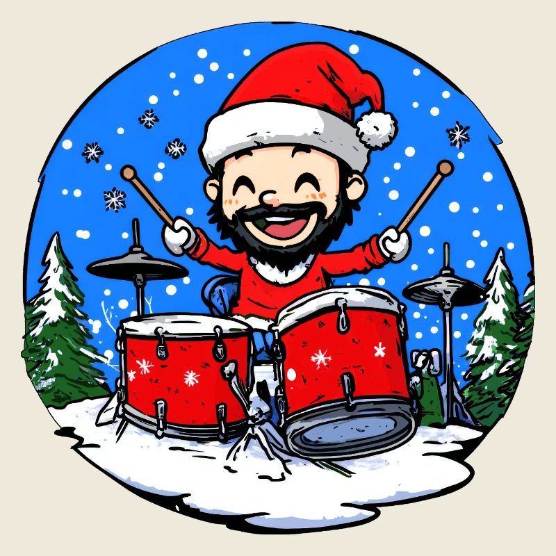 Schlagzeuger Christmas