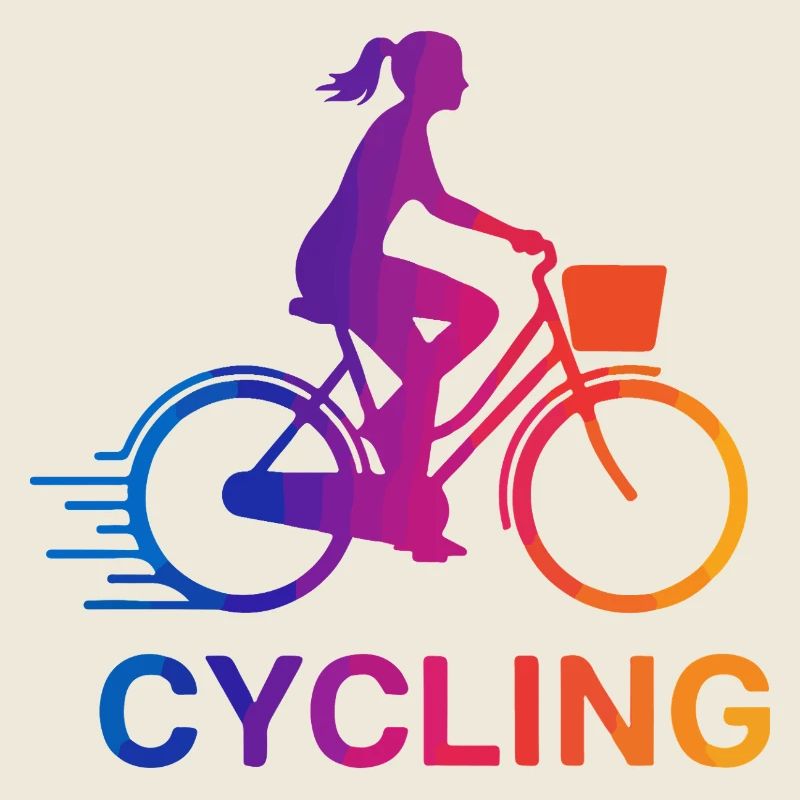 Cycliste Rainbow Gradient