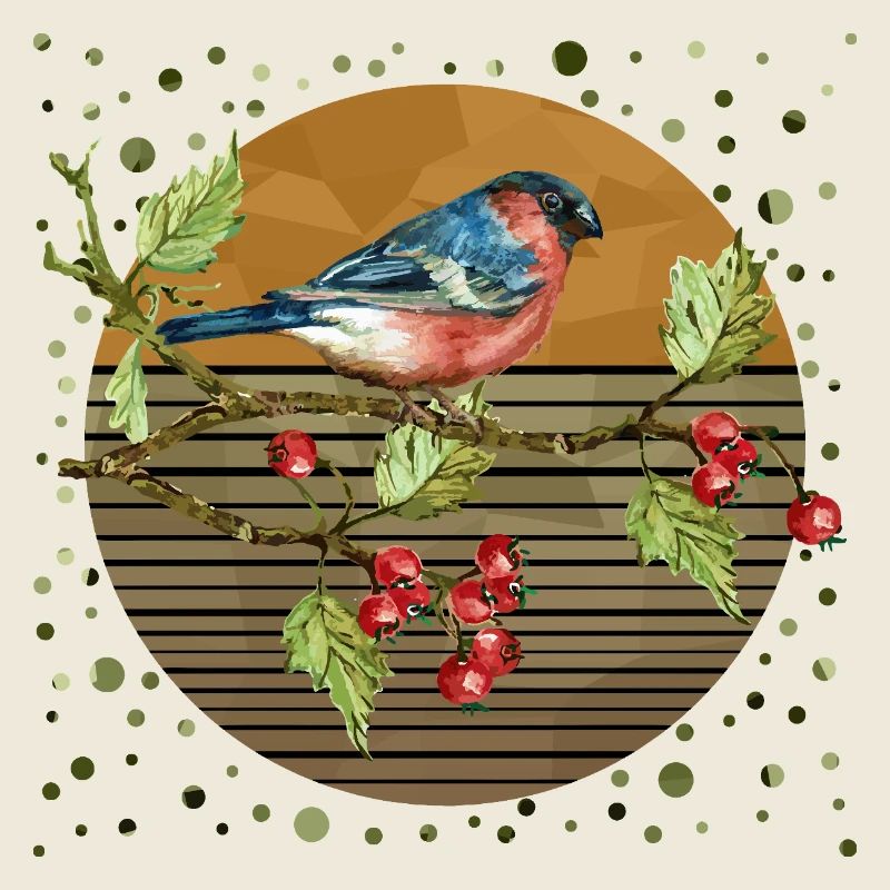 Colorful bird