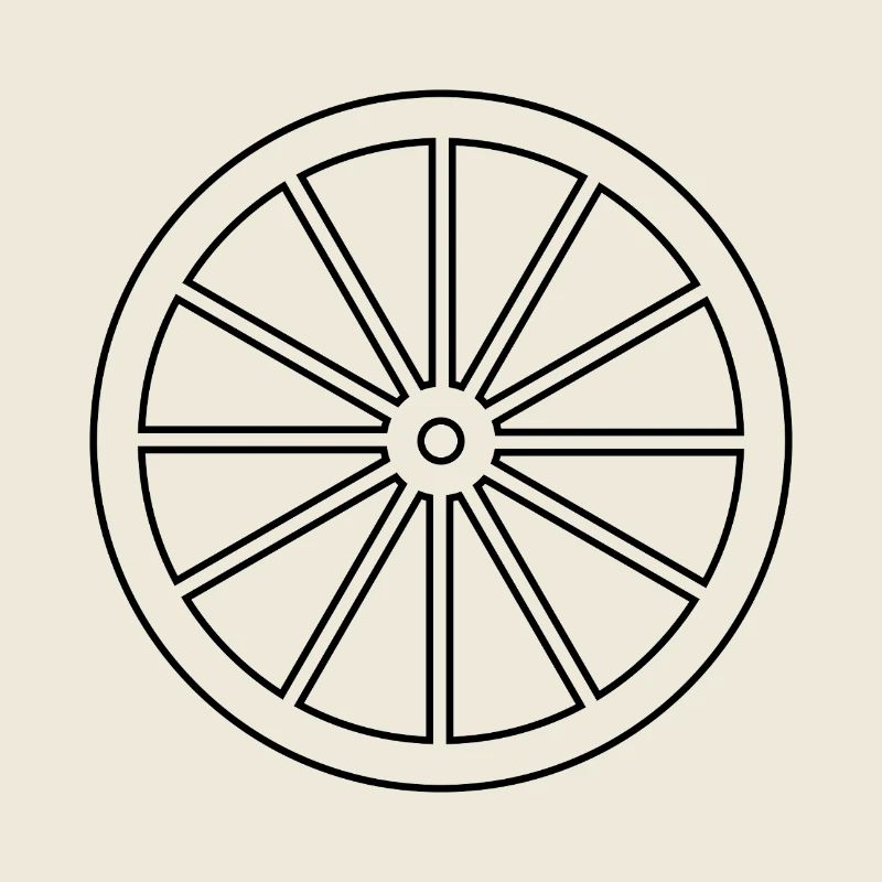 Roue de chariot