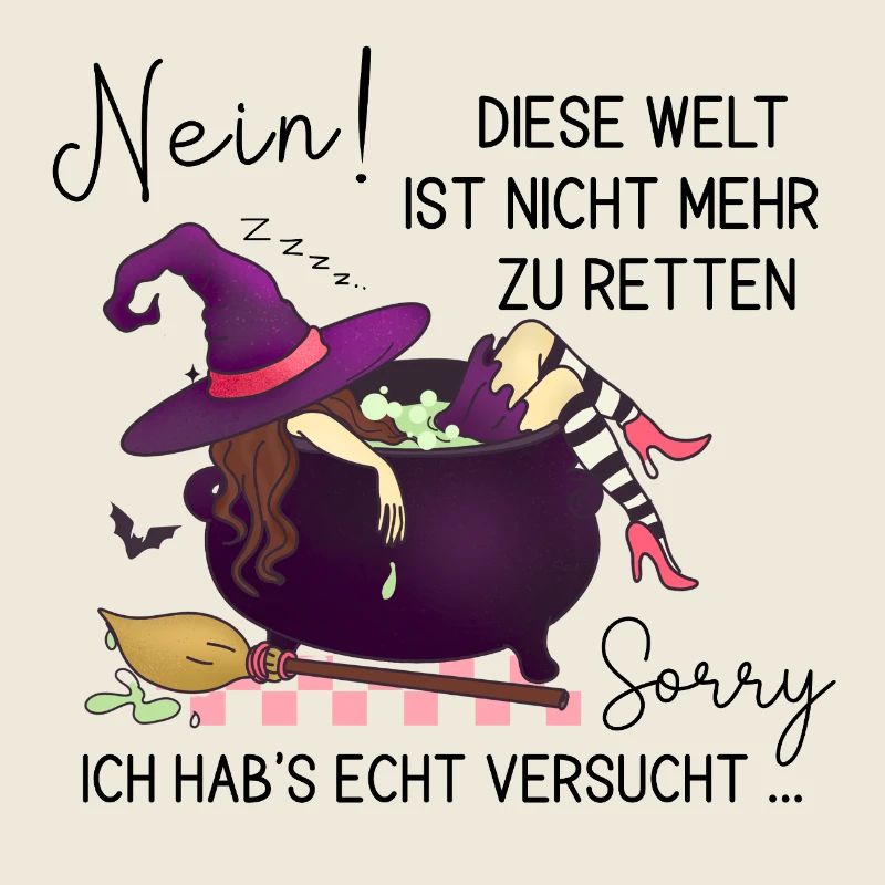 Witch in the Magic Cauldron – Witchy Fun Art