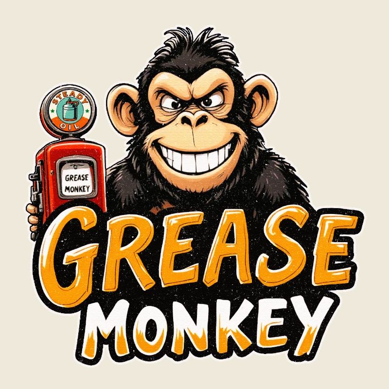 GreaseMonkey Grinning Mechanic